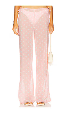 Bananhot Toya Pants in Peach Polka from Revolve.com | Revolve Clothing (Global)