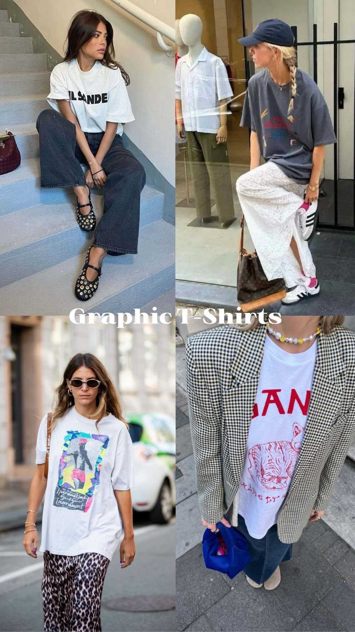 Graphic T-shirt Trend
Tendencia Camisetas Gráficas 
#transitionallook #autumlook #trends 

#LTKautumn #LTKstyletip #LTKespana