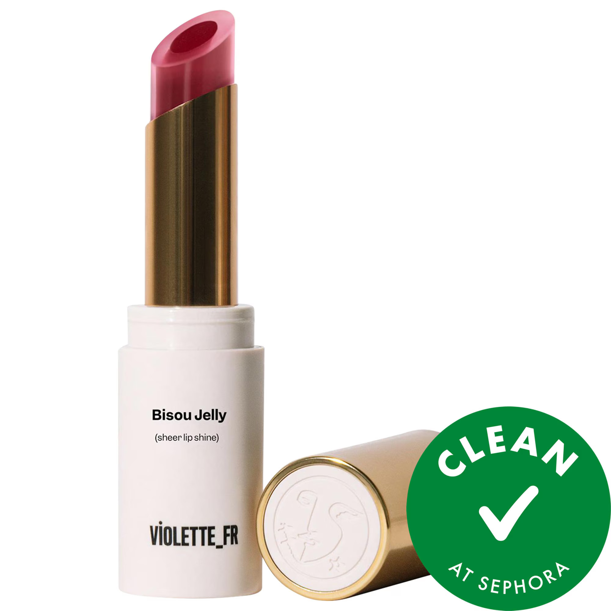VIOLETTE_FR BISOU JELLY Sheer Shine Hydrating Lipstick Aïssa 0.08 oz / 2.5 g | Sephora (US)
