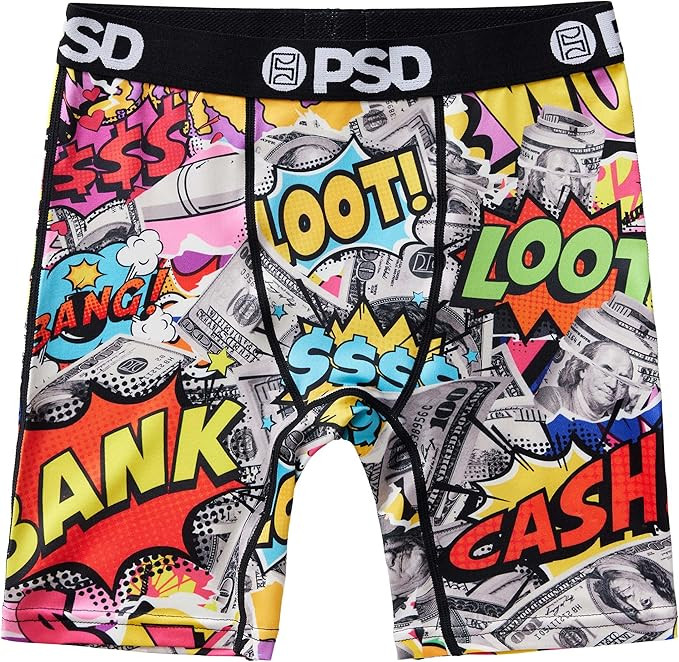 PSD Underwear Boys Boxer Briefs - Animal Print, Comfortable Active Underwear for Boys, Packs & Si... | Amazon (US)