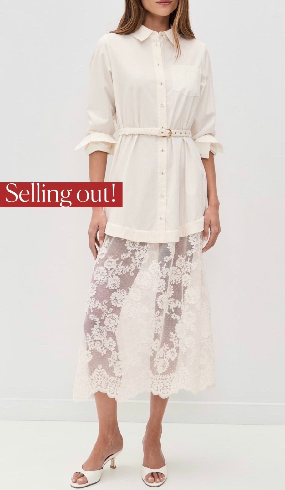 White lace dress
Dress 

#LTKSeasonal