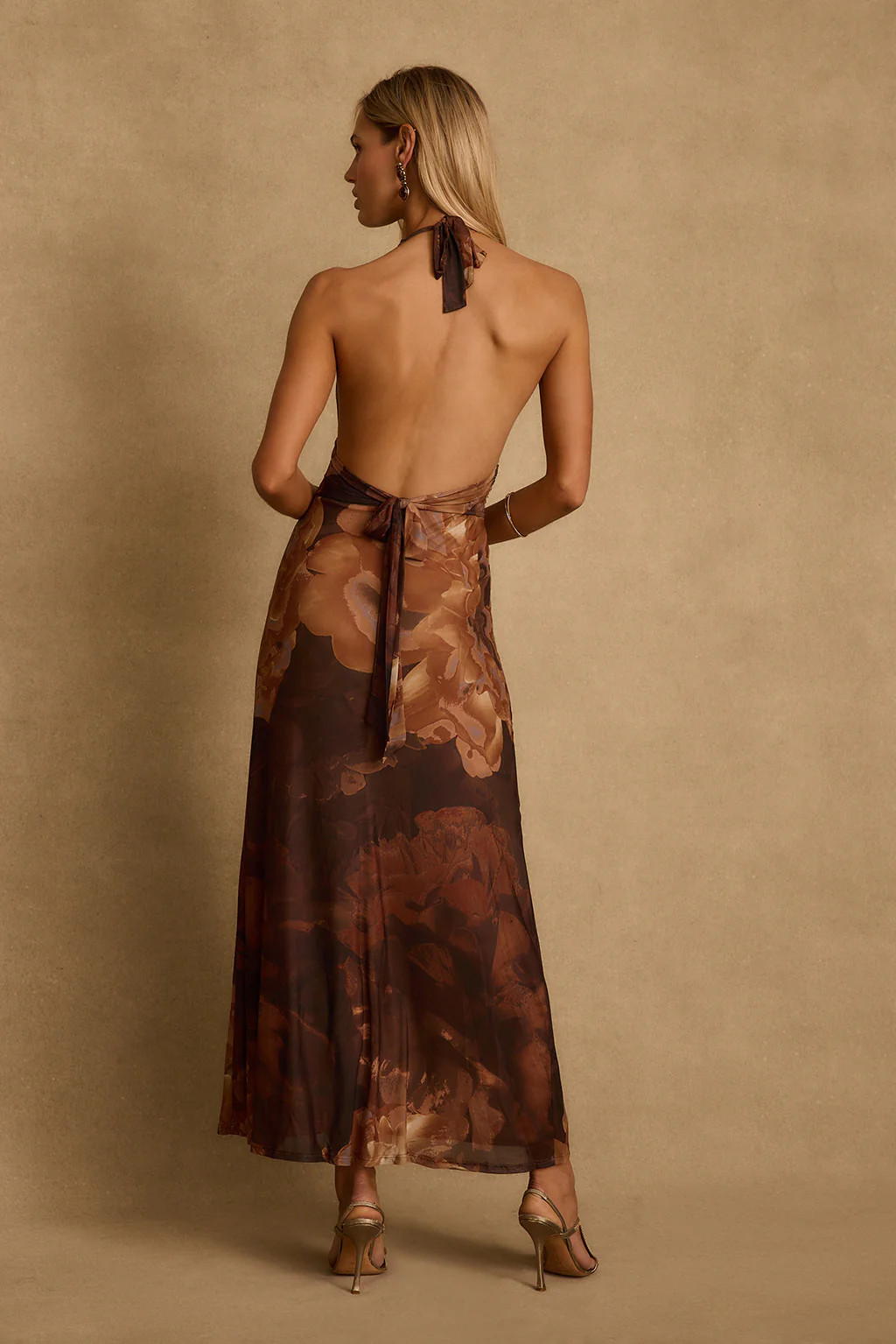 Women's Boho Mocha Maxi Dress | 12th Tribe | 12th Tribe