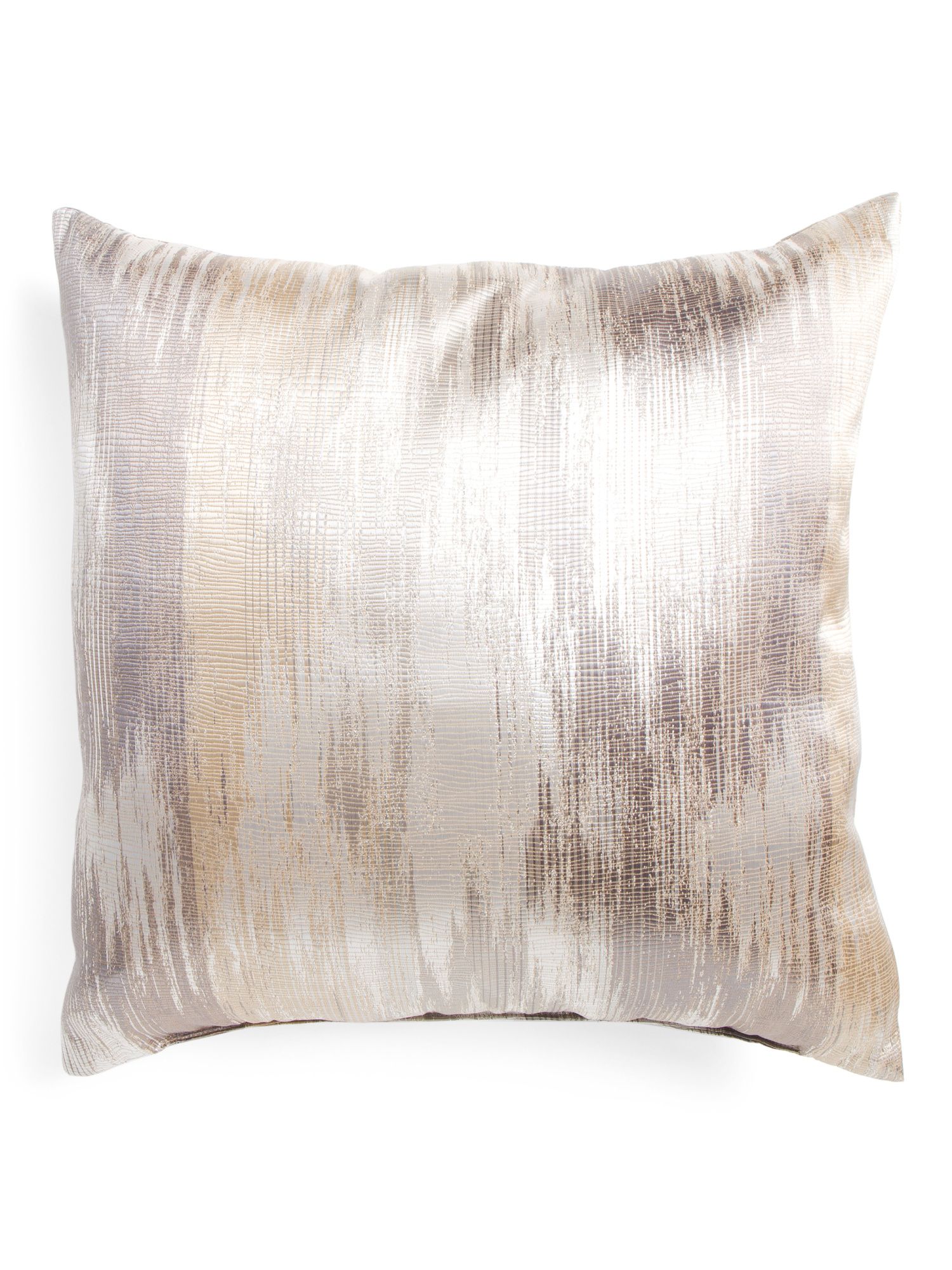 Made In Usa 22x22 Mix Metal Static Pillow | TJ Maxx