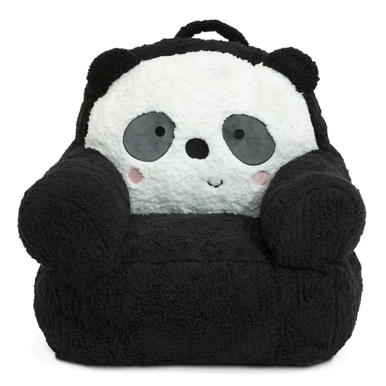Delta Children Panda Cozee Buddy Chair, Black/White | Walmart (US)