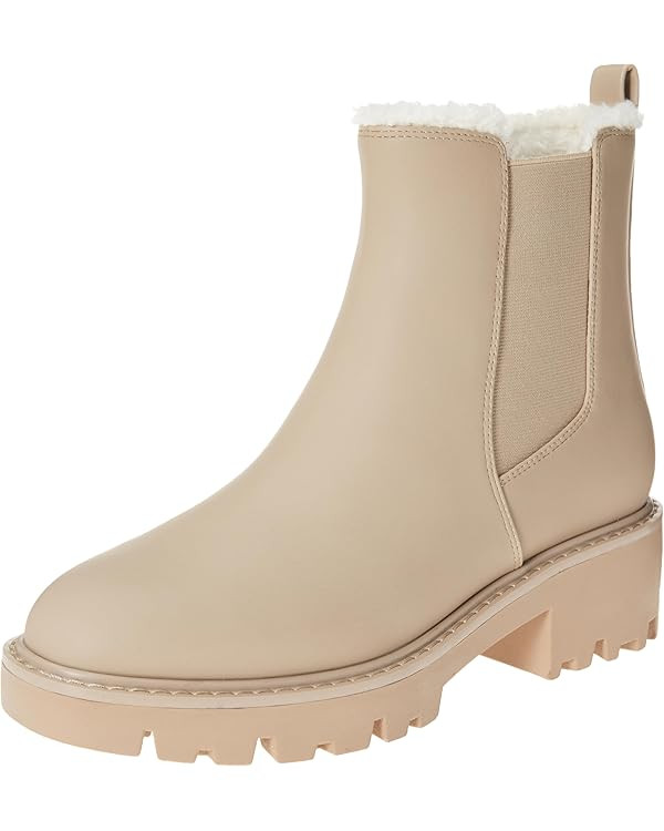 The Drop Women's Campbell Sherpa Chelsea Boot | Amazon (US)