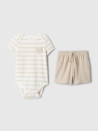 Baby Supima® Bodysuit Outfit Set | Gap (US)