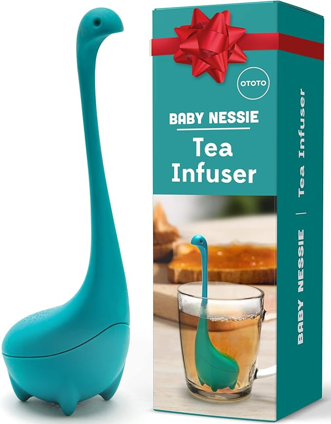 OTOTO Baby Nessie Loose Leaf Tea Infuser (Turquoise) - Cute Tea Infuser Strainer with Steeping Sp... | Amazon (US)