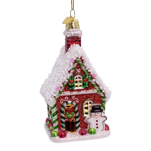 Kurt Adler 4.25-inch Noble Gems™ Gingerbread House Ornament | Amazon (US)