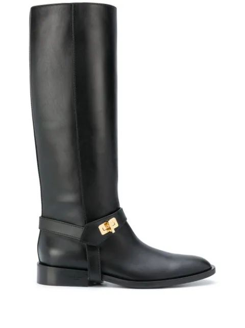 calf leather riding boots | Farfetch (UK)