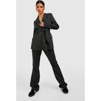 Pinstripe Fit & Flare Tailored Trousers | Debenhams UK