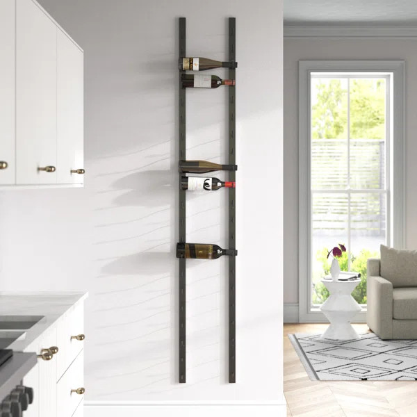 Indurial 21 Bottle Wall Mounted Wine Bottle Rack | Wayfair Professional