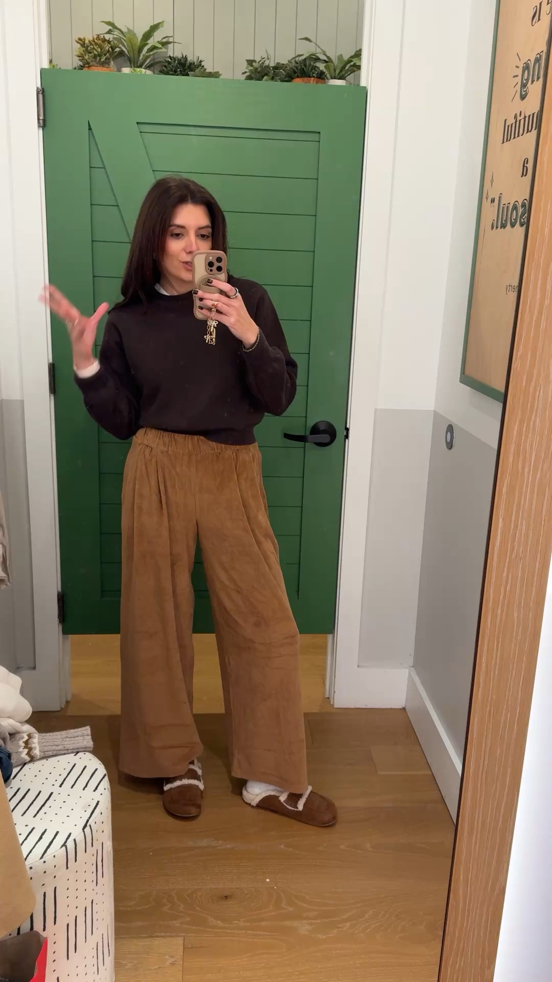 Cozy winter aerie try on! Everything up to 50% off!! I’m 5’7” wearing a size XS in trousers, small in sweater. 

@aerie

#LTKOver40 #LTKFindsUnder50 #LTKSaleAlert