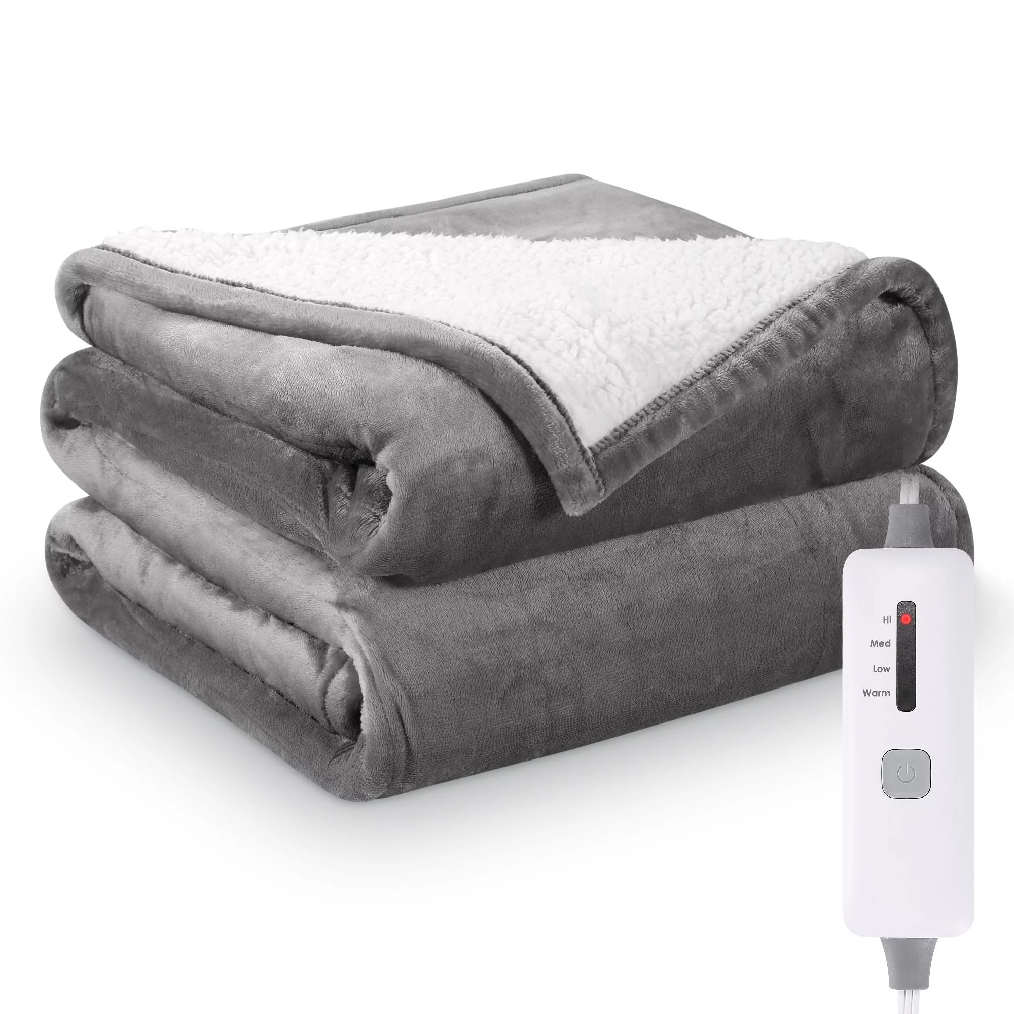 MARNUR Electric Blanket Full Size 72"x84" Heated Blanket Flannel & Shu Velveteen with 4 Heating L... | Walmart (US)