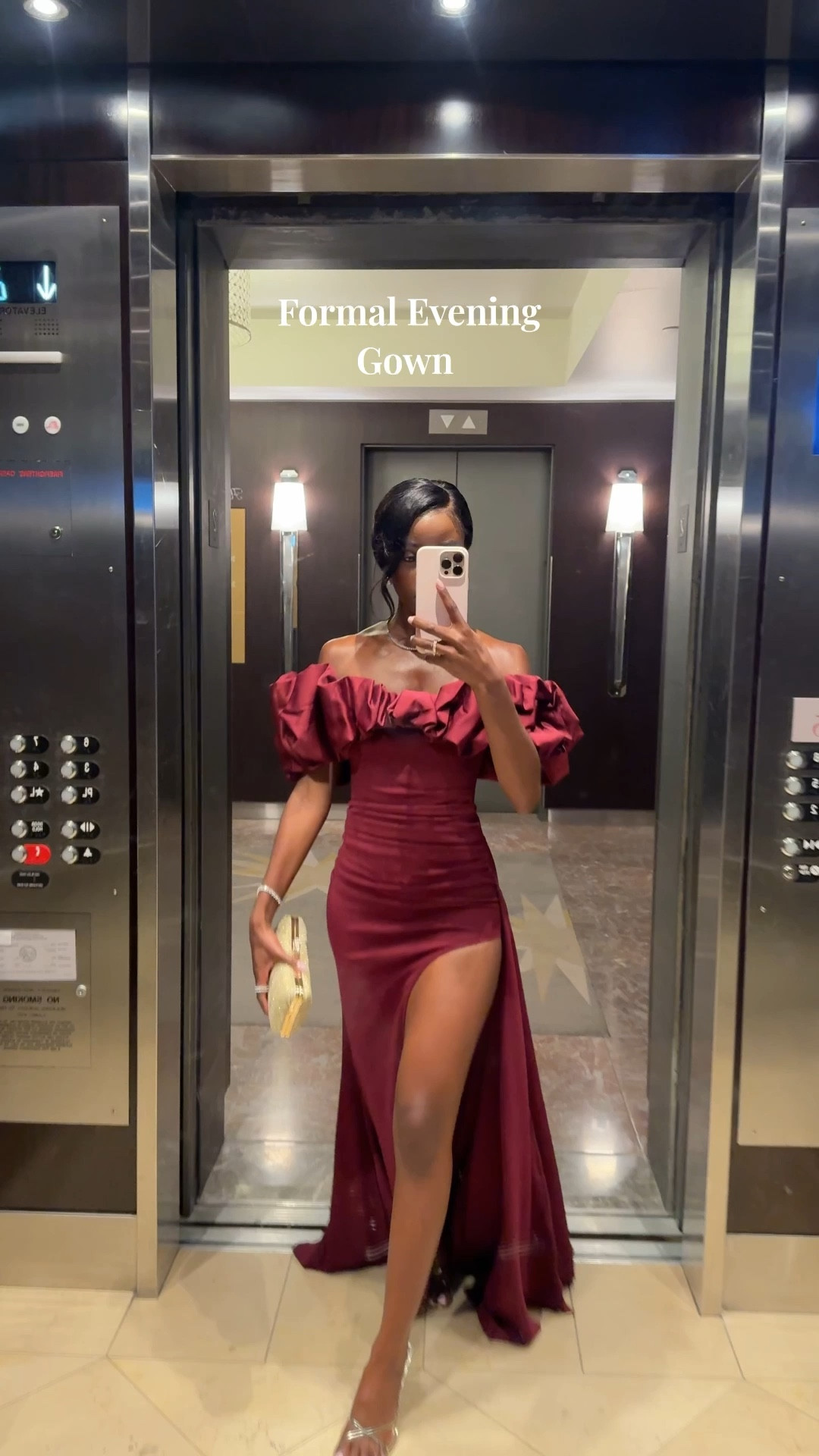 Formal evening gown! Perfect for wedding guests and black tie events. I wore this on the red carpet! Size xs fit me perfectly. I’m 101 pounds 5’1. Still a little room to breathe #dresses #gown #event #wedding #classystyle 