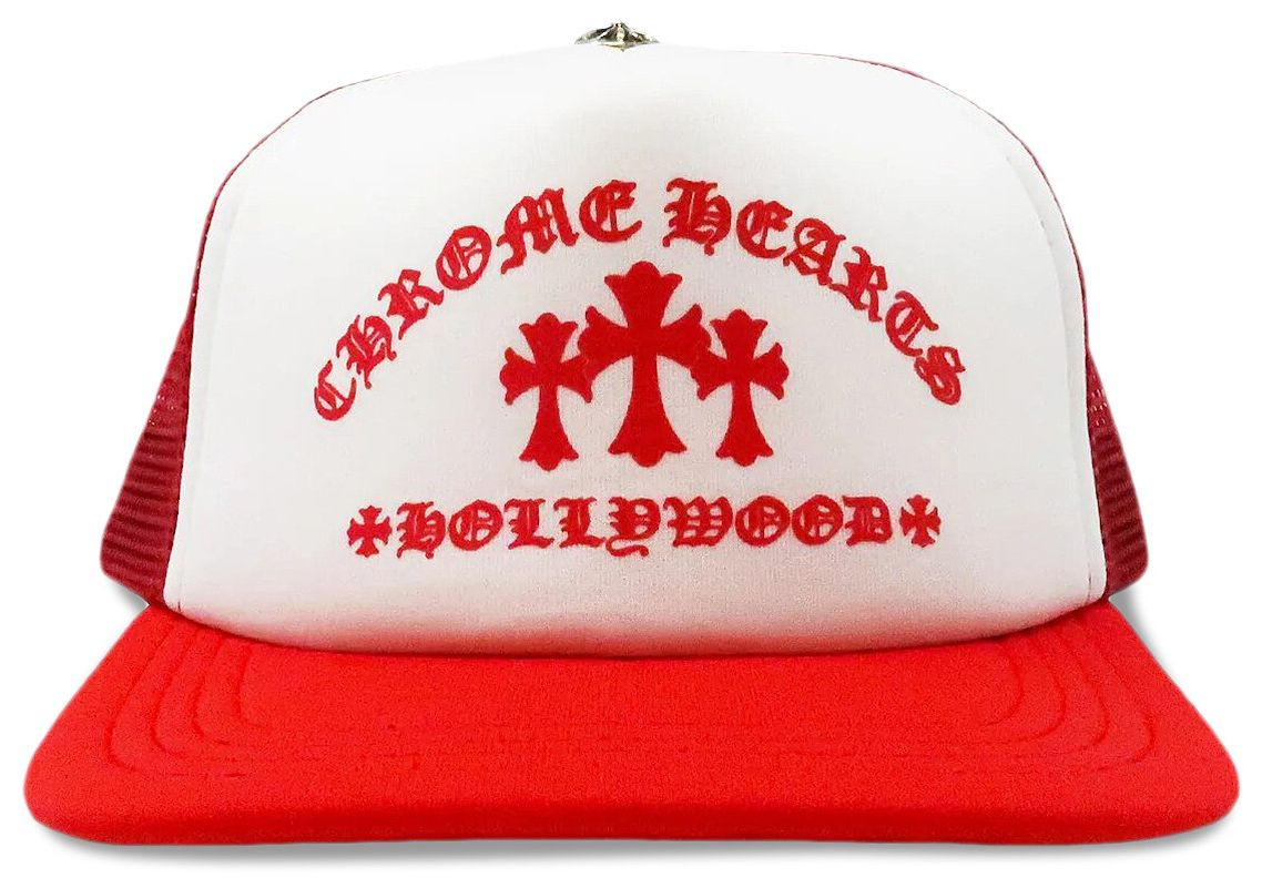Chrome Hearts King Taco Trucker Hat 'Red/White' | GOAT