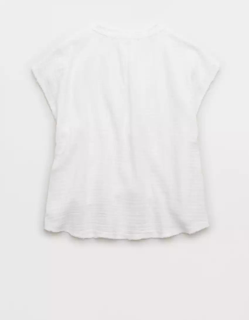Aerie Pool-To-Party Cropped Shirt | American Eagle Outfitters (US & CA)