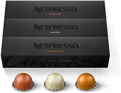 Nespresso Capsules VertuoLine, Flavored Variety Pack, Medium Roast Coffee, 30 Count Coffee Pods, ... | Amazon (US)