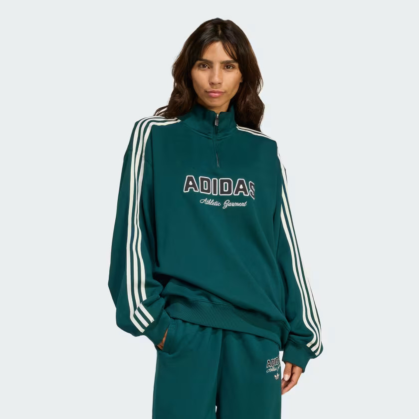 ADIDAS ORIGINALS ATHL DEPT GRAPHIC QUARTER ZIPPER | adidas (US)