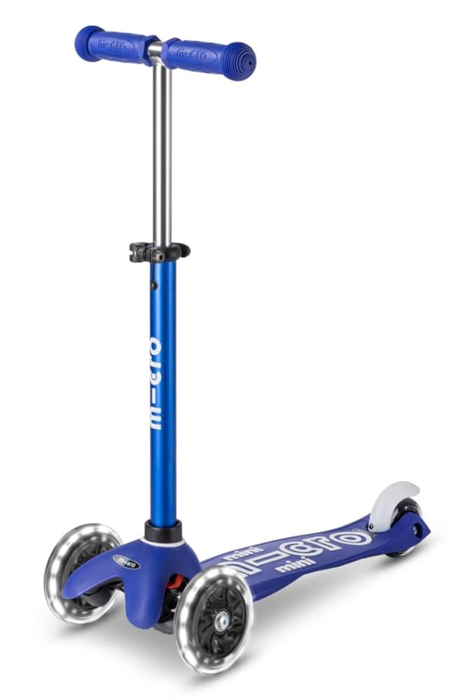 Micro Kickboard Mini Deluxe LED Three-Wheeled Lean-to-Steer Swiss-Designed Micro Scooter | Amazon (US)