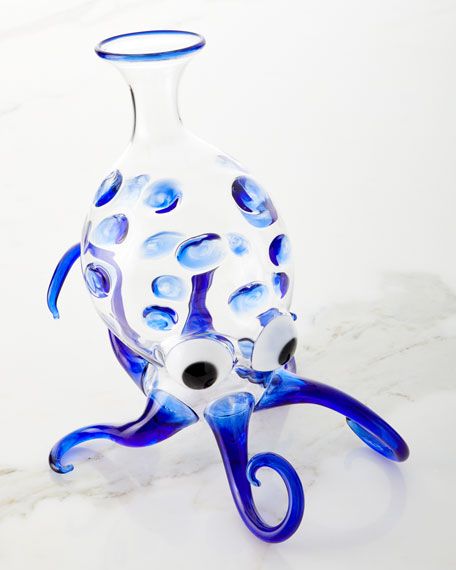 Massimo Lunardon Octopus Decanter | Neiman Marcus