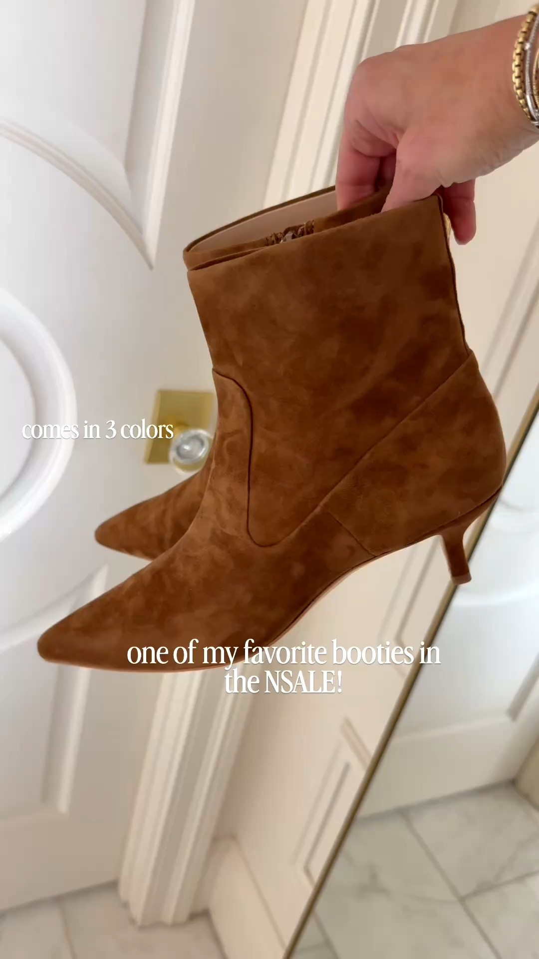 One of my favorite booties from the NSALE! Fit tts