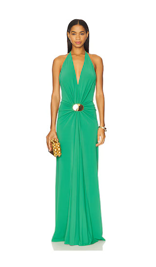 Aiko Dress in Green | Revolve Clothing (Global)