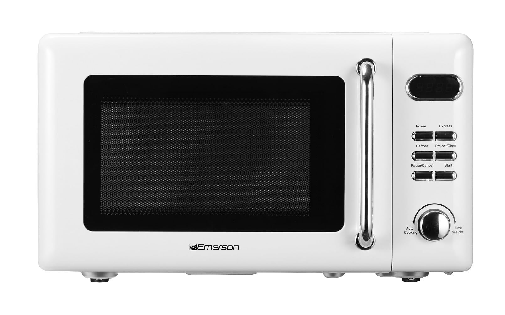 Emerson MWR7020W Compact Countertop Microwave Oven with Button Control, LED Display, 700W 5 Power... | Amazon (US)