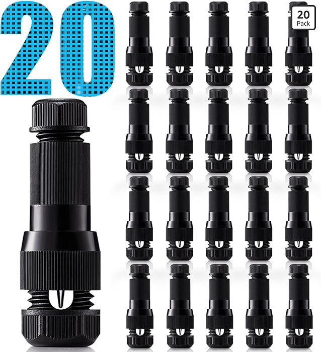 SUNVIE Low Voltage Fastlock Wire Connectors for Landscape Lighting Path Lights 12-14 Gauge Cable ... | Amazon (US)