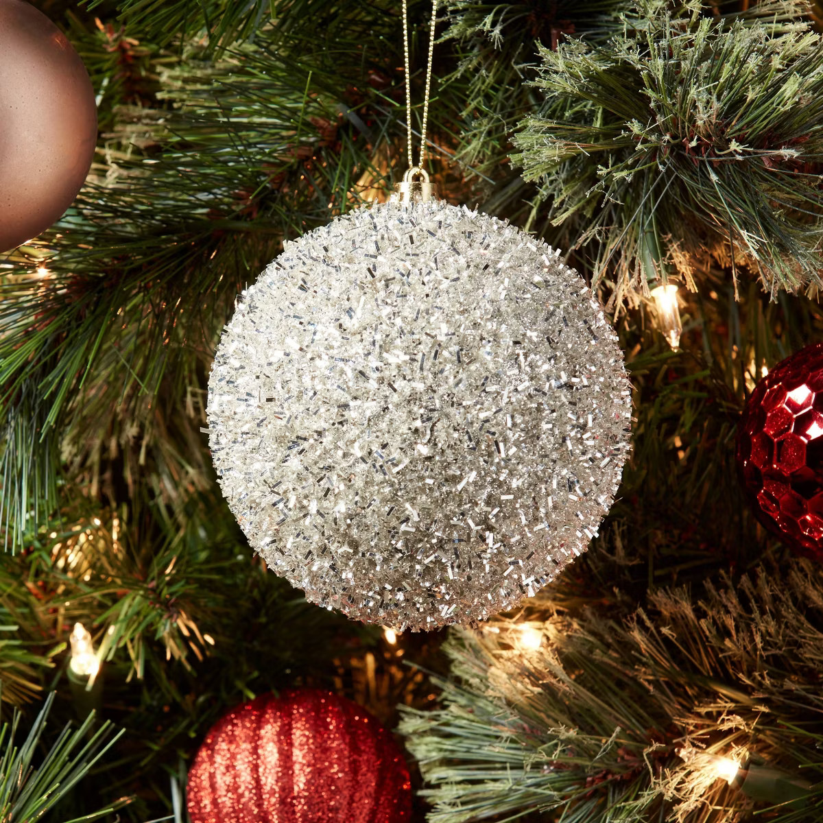 Tinsel Ball Christmas Tree Ornament - Wondershop™ | Target