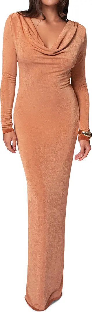 Ashton Reversible Long Sleeve Knit Gown | Nordstrom