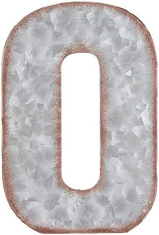 Hobby Lobby Galvanized Metal Letter Symbol Wall Decor - O | Amazon (US)