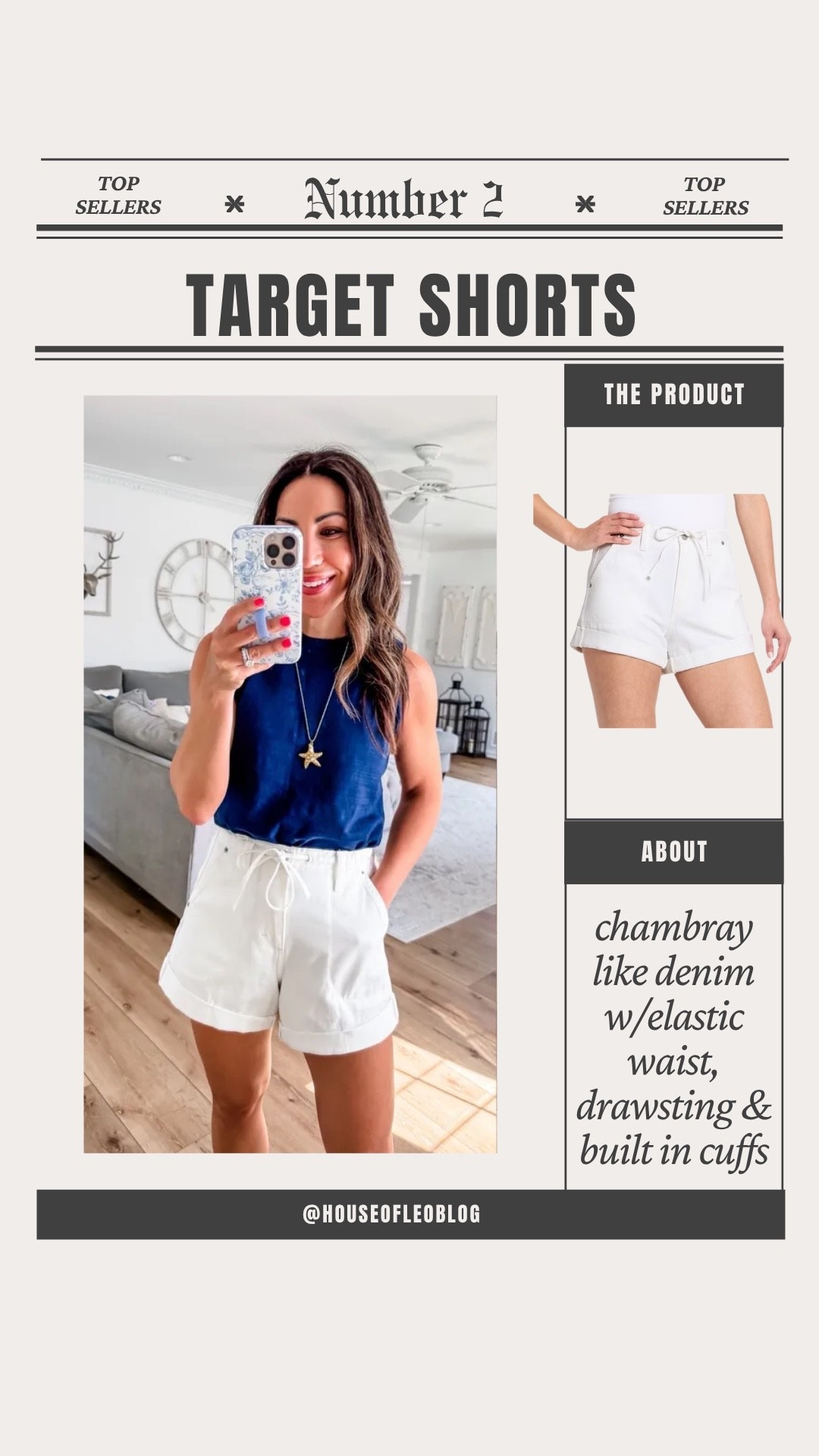 White shorts 2. Xs tank

#LTKOver40 #LTKSaleAlert