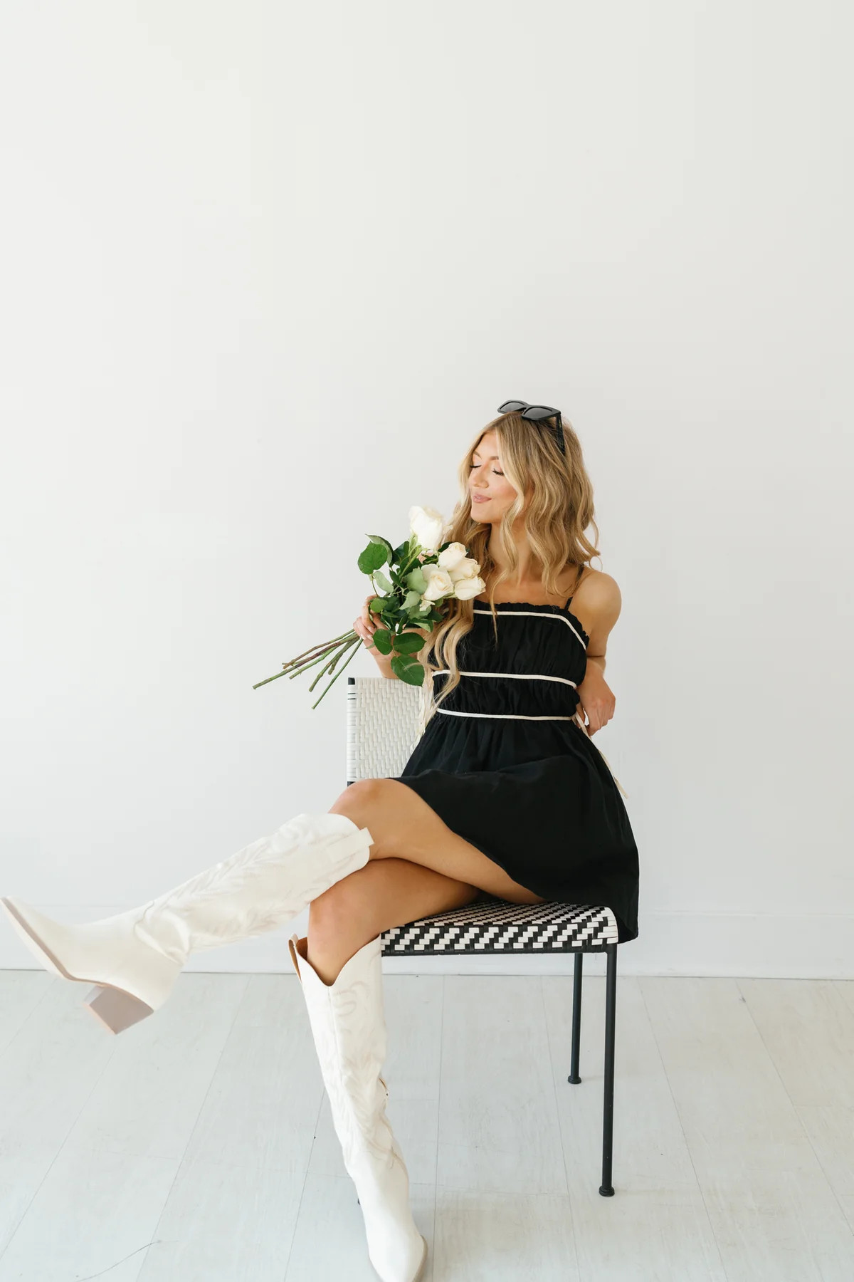 Jones Ribbon Tie Dress | Landry Kate