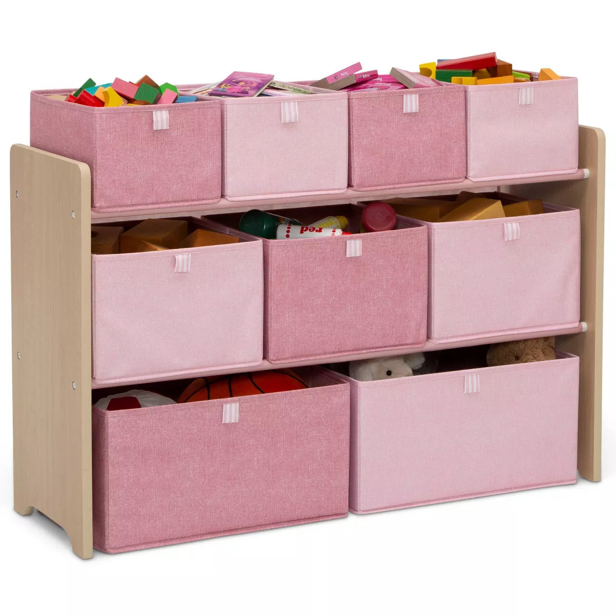 GapKids by Delta Children Deluxe Toy Organizer - Greenguard Gold Certified - Blush | Target
