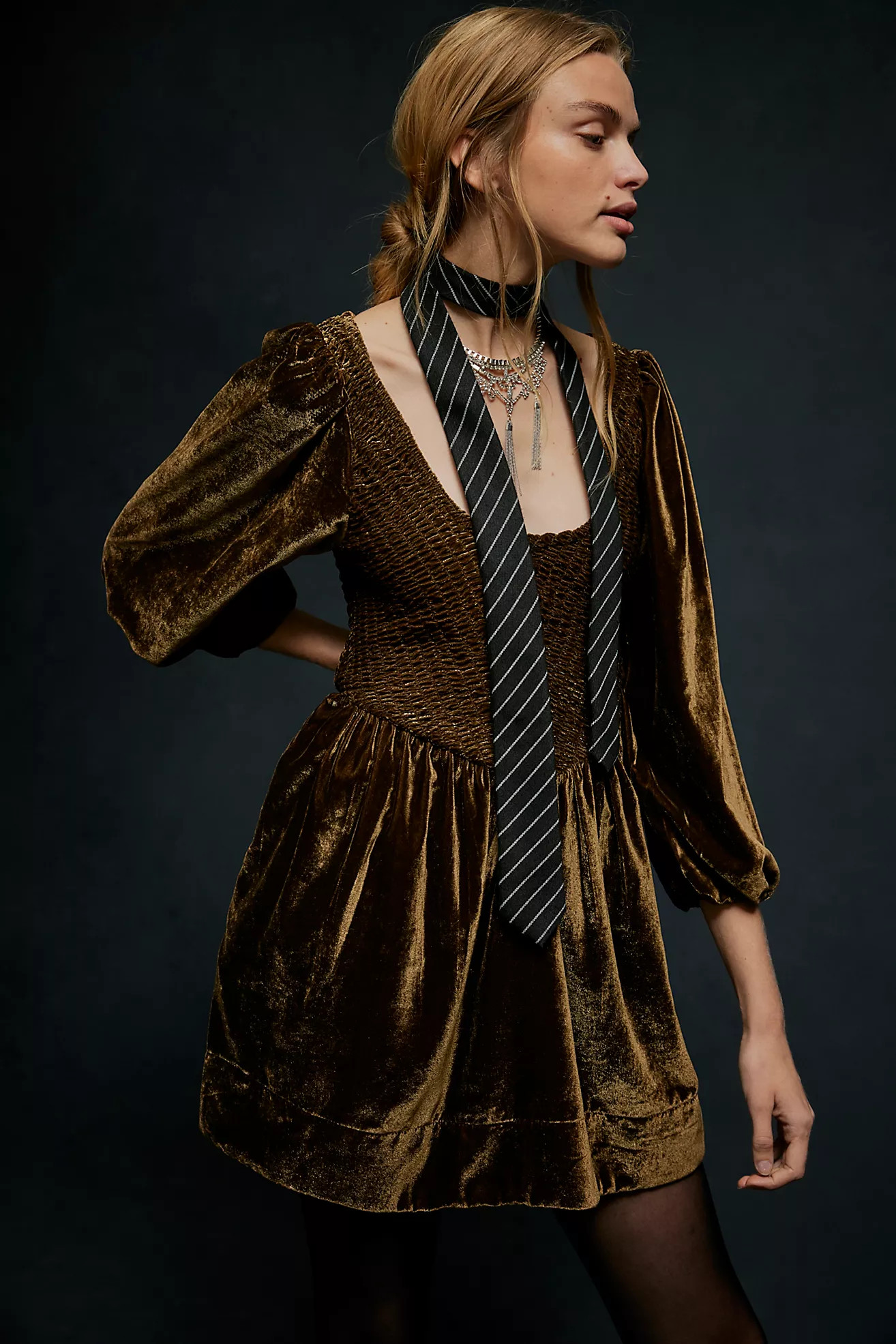 Farrier Velvet Mini Dress | Free People (Global - UK&FR Excluded)