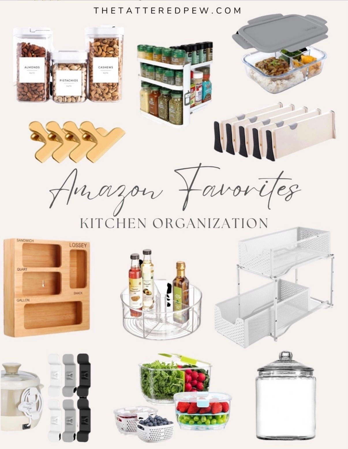 Shop my favorite kitchen organization products from Amazon! 

Chip clips, kitchen drawer dividers, under the sink kitchen organization, lazy susan, kitchen labels, appliance cord organizers, ziplock storage organizer, bento box Tupperware  

#LTKSeasonal #LTKFind #LTKunder100
