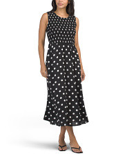 Smocked Bodice Midi Dress | Casual Dresses  | Marshalls | Marshalls
