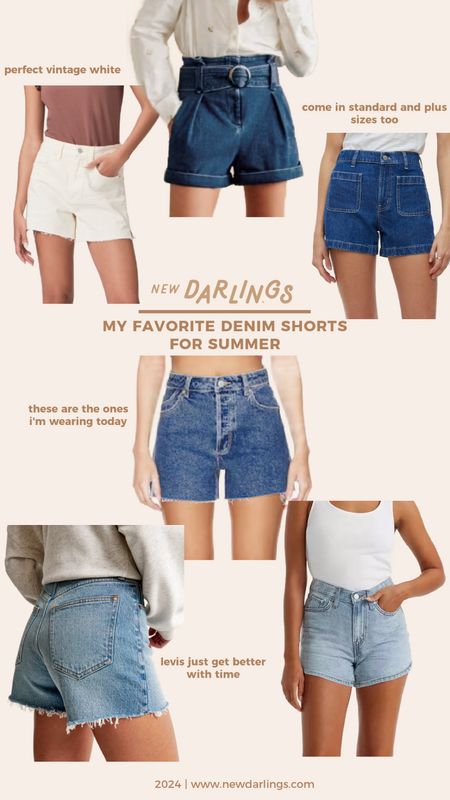 My favorite denim shorts for summer. I’ve most of these for several years and they just get better with age 🙌 

Madewell, levi, Sezane, free peoplee

#LTKSaleAlert #LTKActive #LTKFindsUnder100