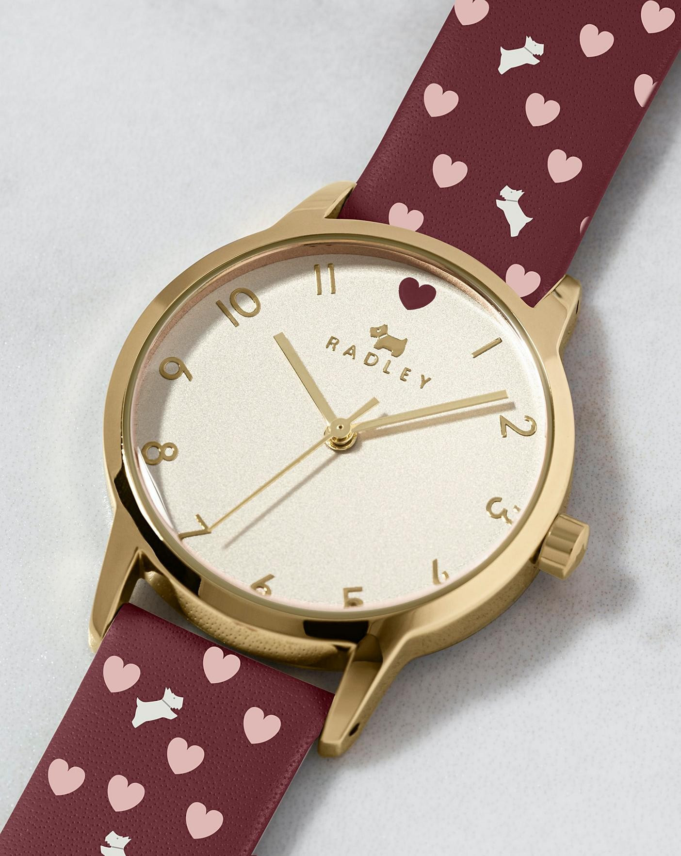 Radley Ladies Heart Print Strap Watch | JD Williams (UK)