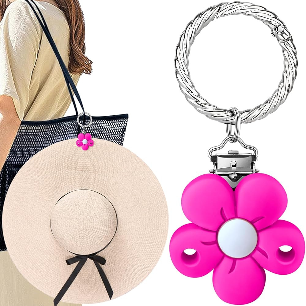 Hat Clip - Hat Holder for Travel on Bag - Silicone Hands Free Hat Clip for Purse Luggage - Protec... | Amazon (US)