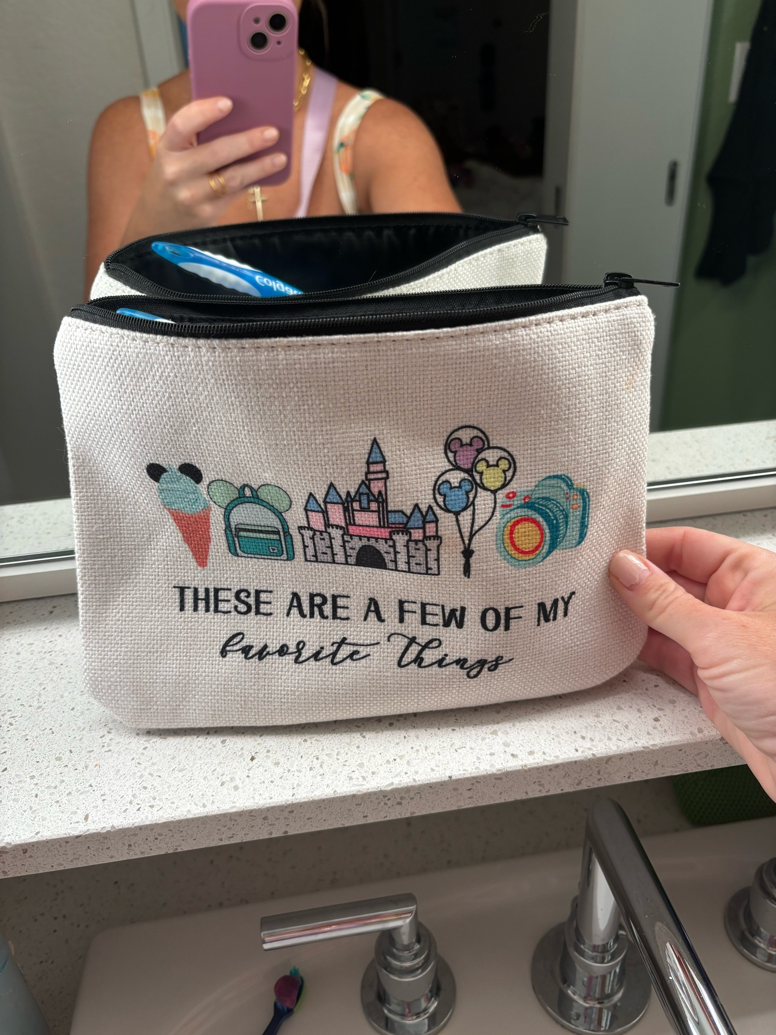 Cutest cosmetic bag! Disney travel ideas!

#LTKTravel #LTKFindsUnder50 #LTKFamily