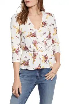 Wild Country Blooms Peplum Blouse | Nordstrom