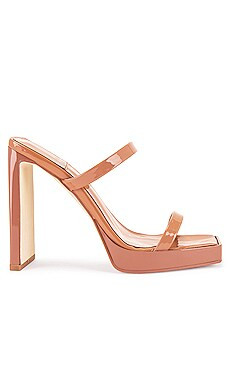 Jeffrey Campbell Hustler Platform Mule in Dusty Blush Patent from Revolve.com | Revolve Clothing (Global)