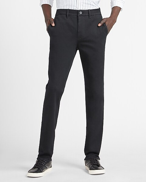 Perfectly Polished Slim Black Hyper Stretch Jeans | Express