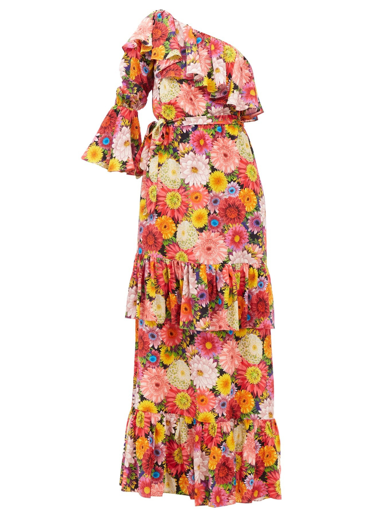 Penelope floral-print silk-crepe maxi dress | Matches (US)