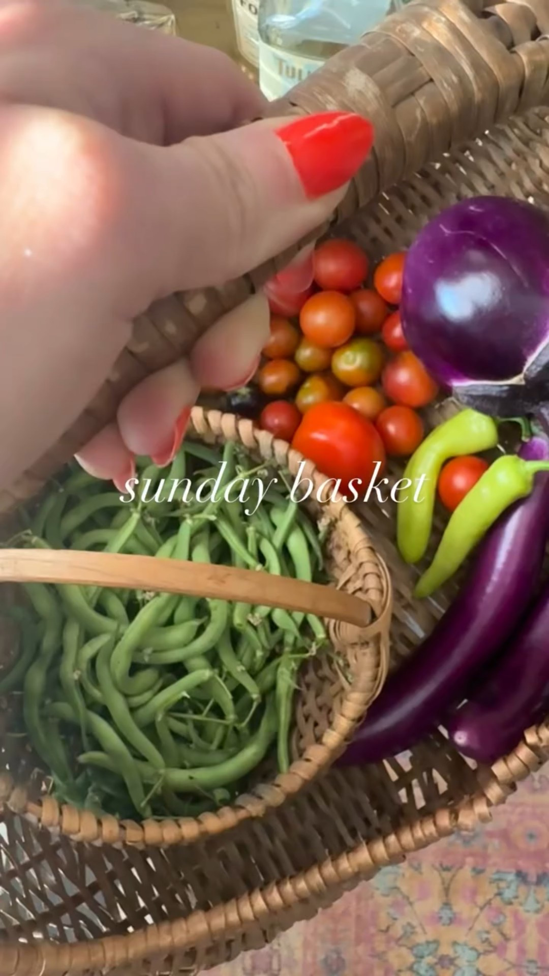 sunday basket from our backyard garden 🫶🏻✨ #fall #garden #gardening 

#LTKFallSale #LTKHome #LTKSeasonal