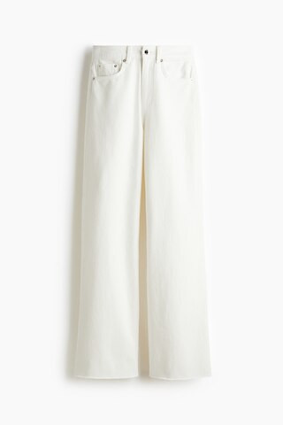 H & M - Wide High Jeans - White | H&M (US + CA)