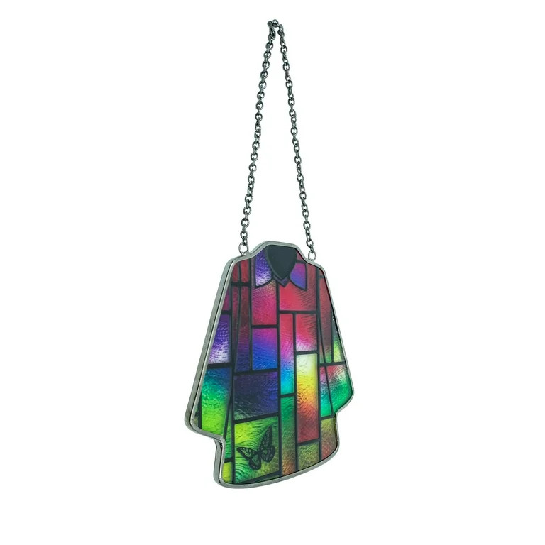 Dolly Parton Stained Glass Ornament Coat of Many Colors Design by Ruz - Walmart.com | Walmart (US)