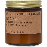 P.F. Candle Co No.04 Teakwood & Tobacco Mini Soy Candle | End Clothing (US & RoW)