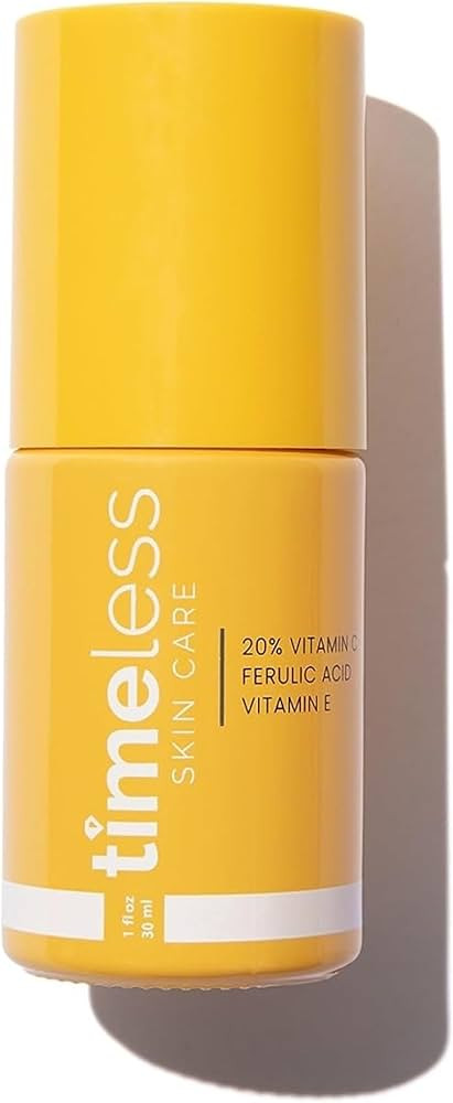 Timeless Skin Care Vitamin C Serum with Vitamin E & Ferulic Acid - 20% Vitamin C Brightening Seru... | Amazon (US)
